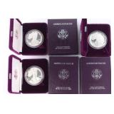 Lot of US Mint American Eagle Proof Coin Sets