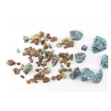 Lot of 2 lbs Uncut Turquoise.
