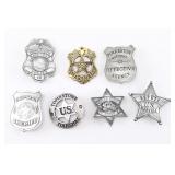 Lot of 7 Reproduction Badges.