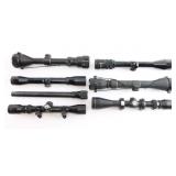 Lot of 7 Rifle Scopes