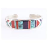 Hopi Inlaid Cuff.