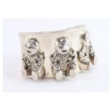 Sterling Silver Storyteller Cuff.