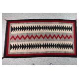 Navajo Storm Pattern Rug.