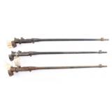 Lot of 3 No. 4 Barreled Receivers