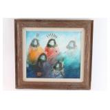 Original Oil Painting by David K. John.