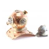 Copper & Brass Replica Diver's Helmet.