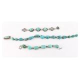 Turquoise Jewelry Lot.