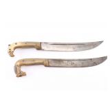 Lot of 2 Aged Knives.