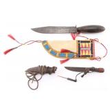 Lot of Two Indian Hunting Knives.