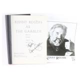 Kenny Roger's Signed Photo & Manuscript.