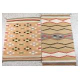 Lot of 2 Navajo Rugs.