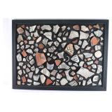 Mimbres Shards Mounted on Board.