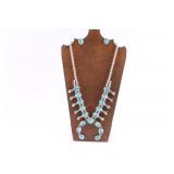 Navajo Squash Blossom & Earrings.