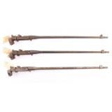 Lot of 3 No.4 Barreled Receivers