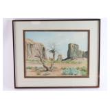 Original Watercolor by Jeannie Crawford.