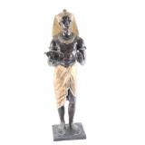 Colored Bronze of Egyptian Man.
