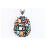 Navajo Multi-stone Pendant