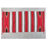 Navajo Double Saddle Blanket.