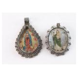 Collection of Two Mexican Pendants.