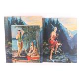 Lot of 7 Vintage Collectible Prints.