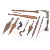 Lifetime Collection of African Weaponry.