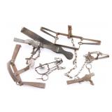 Lot of 6 Vintage Animal Traps
