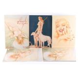 Lot of Nude Vargas Prints.