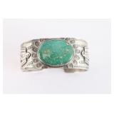 Fred Harvey Turquoise Cuff.