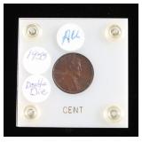 U.S. 1955 Lincoln Cent.