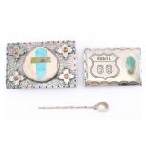 Lot of two Belt Buckles.