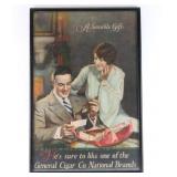 Colorful Cigar Advertising Print.