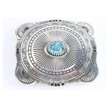 Large Navajo Belt Buckle.