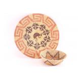 Collection of 2 Contemporary Baskets.