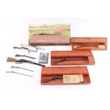Lot of Miniature Replica Western Rifles