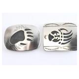 Lot of 2 Belt Buckles.