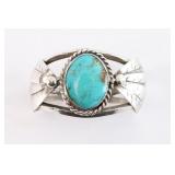 Navajo Turquoise Cuff.