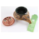 Collection of 2 Native American Pots.