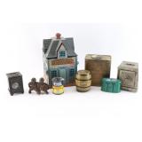 Collection of Vintage Banks.