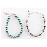Lot of 2 Beaded Bracelets