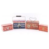 Lot of 4 Tobacco Tins.