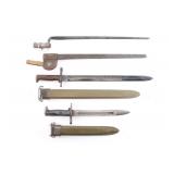 Lot of 3 Bayonets