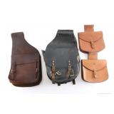 Lot of 3 Sets of Saddle Bags.