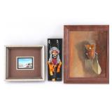 Collection of 3 Small Southwest Artworks.