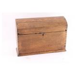 Early Dovetailed Oak Box.