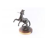 Rampant Colt Bronze Statue.