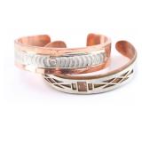 Lot of 2 Copper Cuffs.