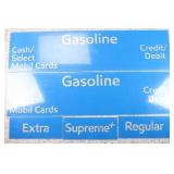 Modern Acrylic Gas Station Signage