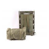 U.S. Army WW2 Pack Frame & Bed Roll.