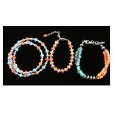 Lot of 2 Beaded Bracelets