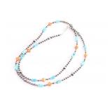 Turquoise Spiny Oyster Desert Pearl Beaded